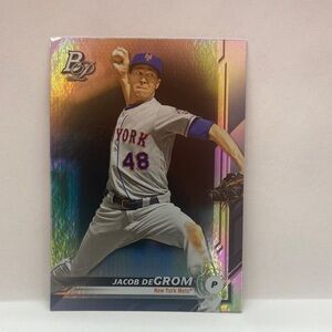 2019 Bowman Patinum Jacob deGrom Mets #52 (070)